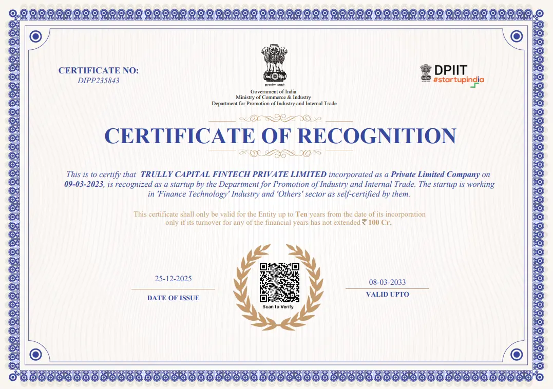 Certificate of Recognition